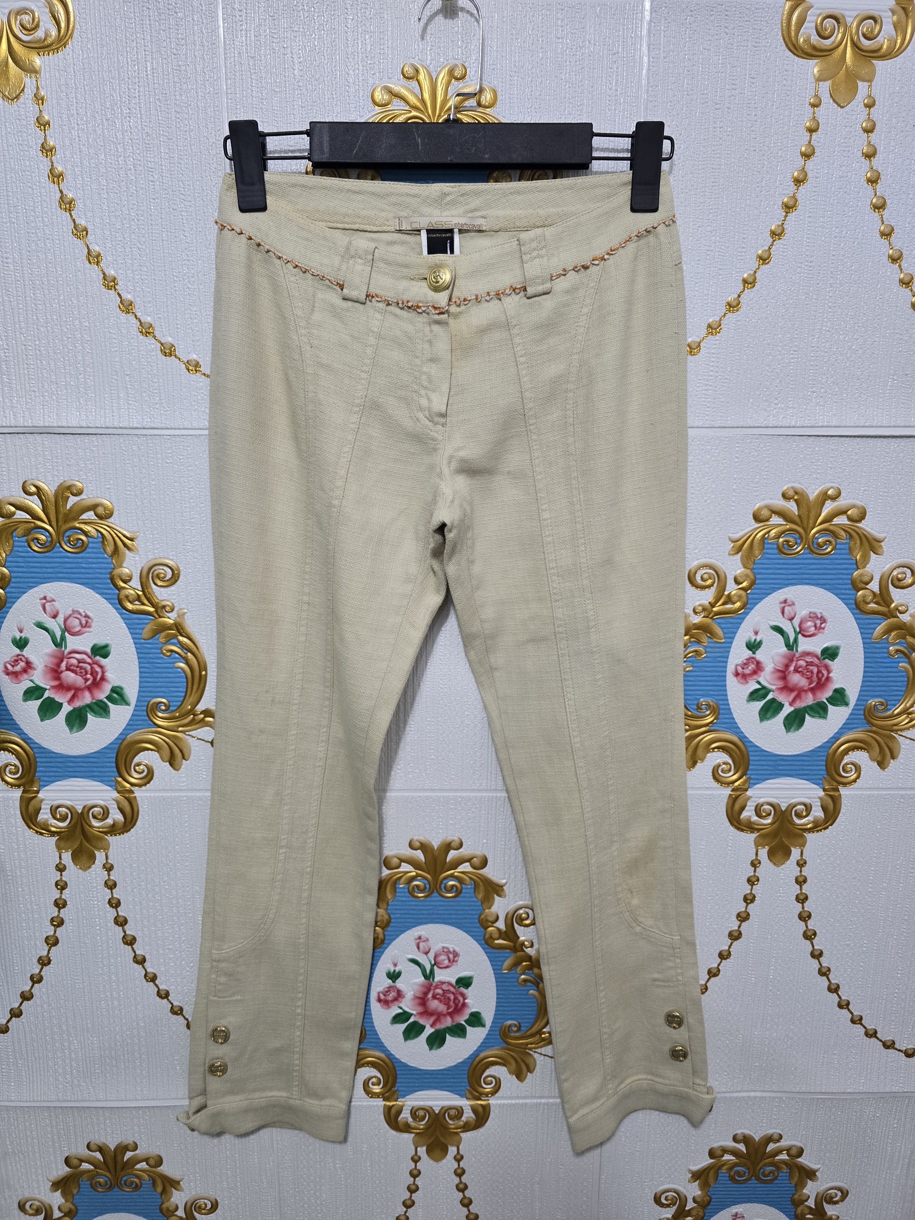 Roberto Cavalli × Vintage ROBERTO CAVALLI 2000 y2k VINTAGE Size 28" / US 6 / IT 42 - 1 Thumbnail