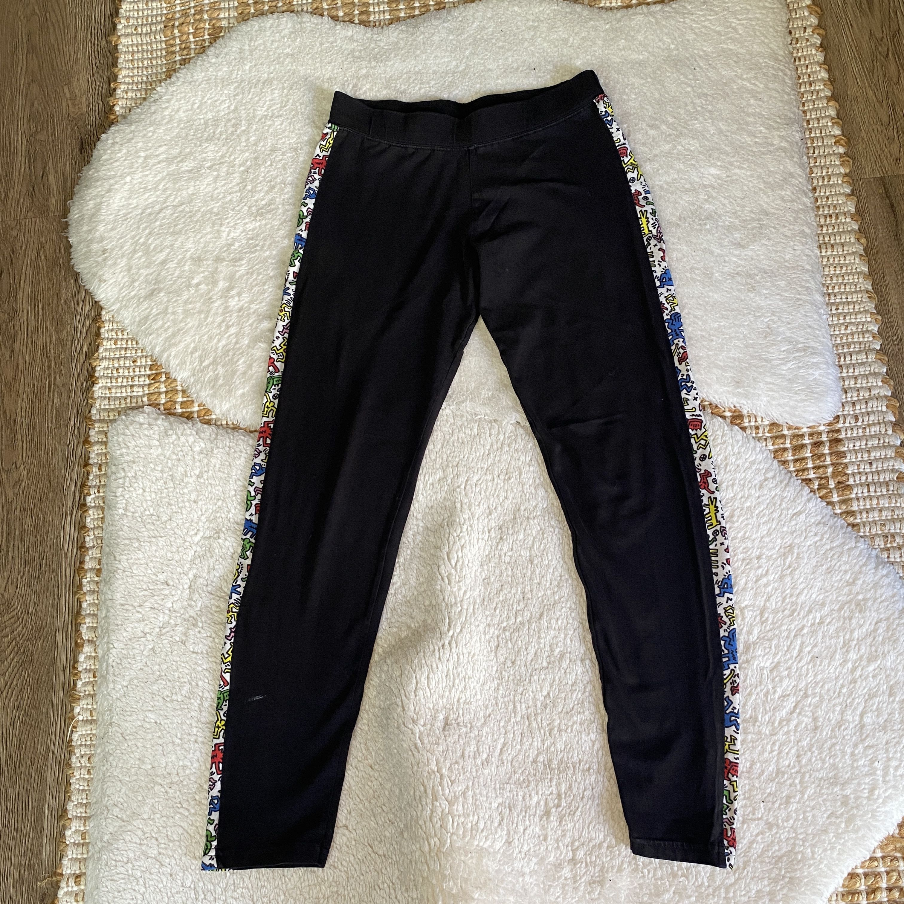 Keith Haring Keith Haring Colorful Side Print Graphic Leggings Size 27" / US 4 / IT 40 - 1 Thumbnail