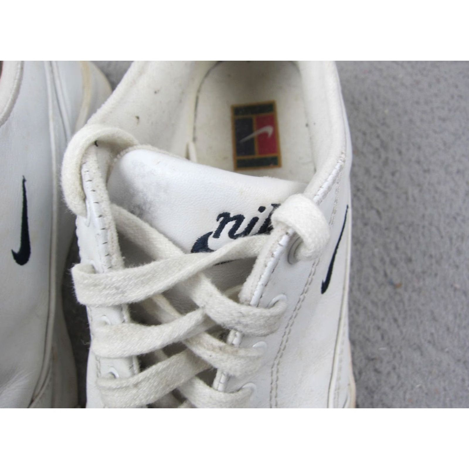 Nike VINTAGE Nike Shoes Womens 7.5 White Low Top 90s Challenge Court Sneakers Ladies Size M / US 6-8 / IT 42-44 - 6 Thumbnail