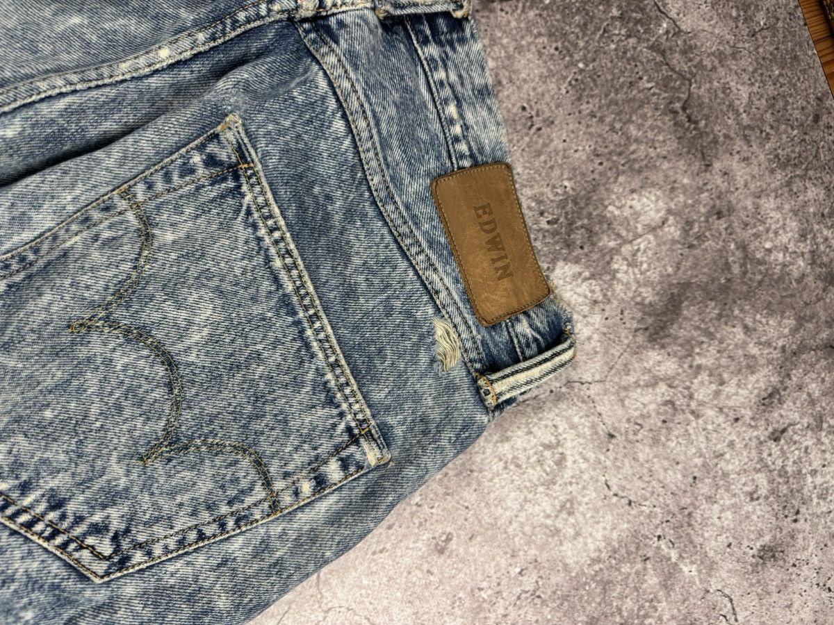 Edwin VINTAGE EDWIN WASHED DISTRESSED BAGGY SELVEDGE JAPANESSE Size US 32 / EU 48 - 14 Thumbnail