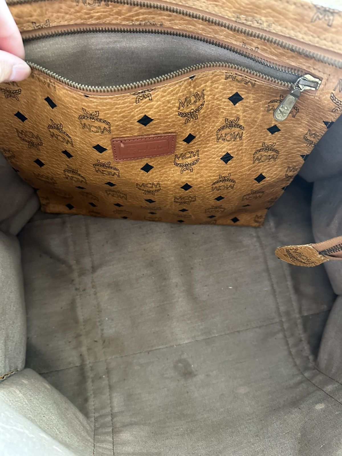 MCM Vintage 90s MCM Monogram Shoulder Bag Size ONE SIZE - 8 Thumbnail