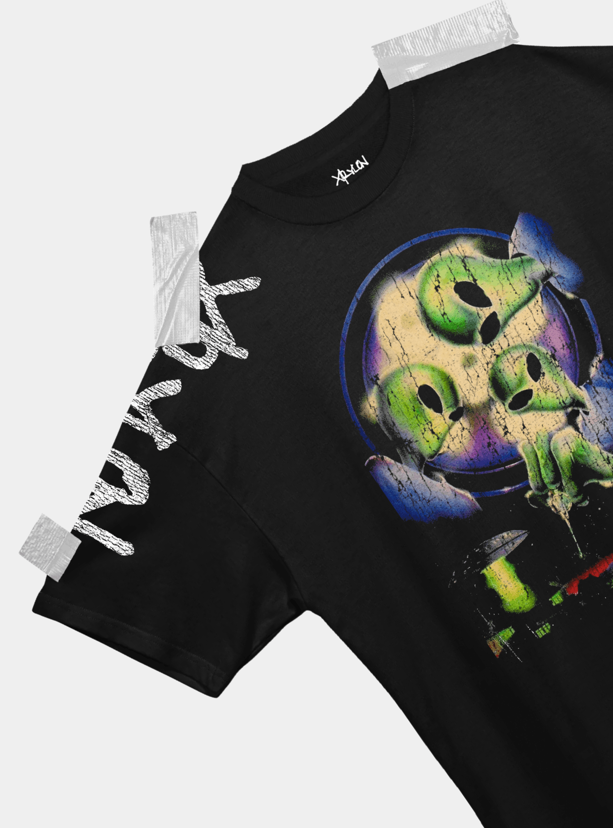 Designer × Vintage Xrylon- Alien Invasion - 9oz Premium Tee Size US L / EU 52-54 / 3 - 3 Thumbnail