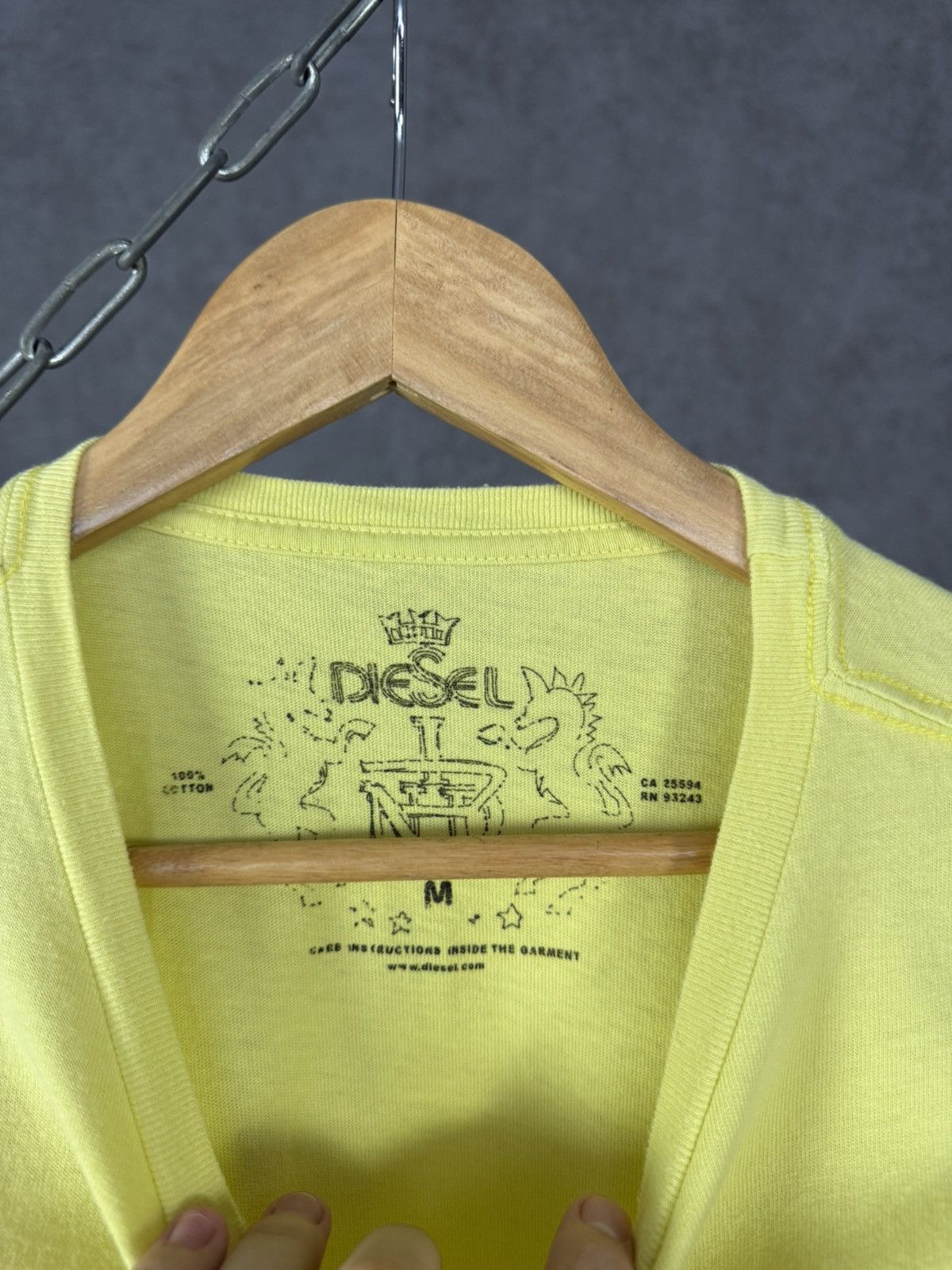 Diesel Diesel vintage center logo tee Size US S / EU 44-46 / 1 - 5 Thumbnail