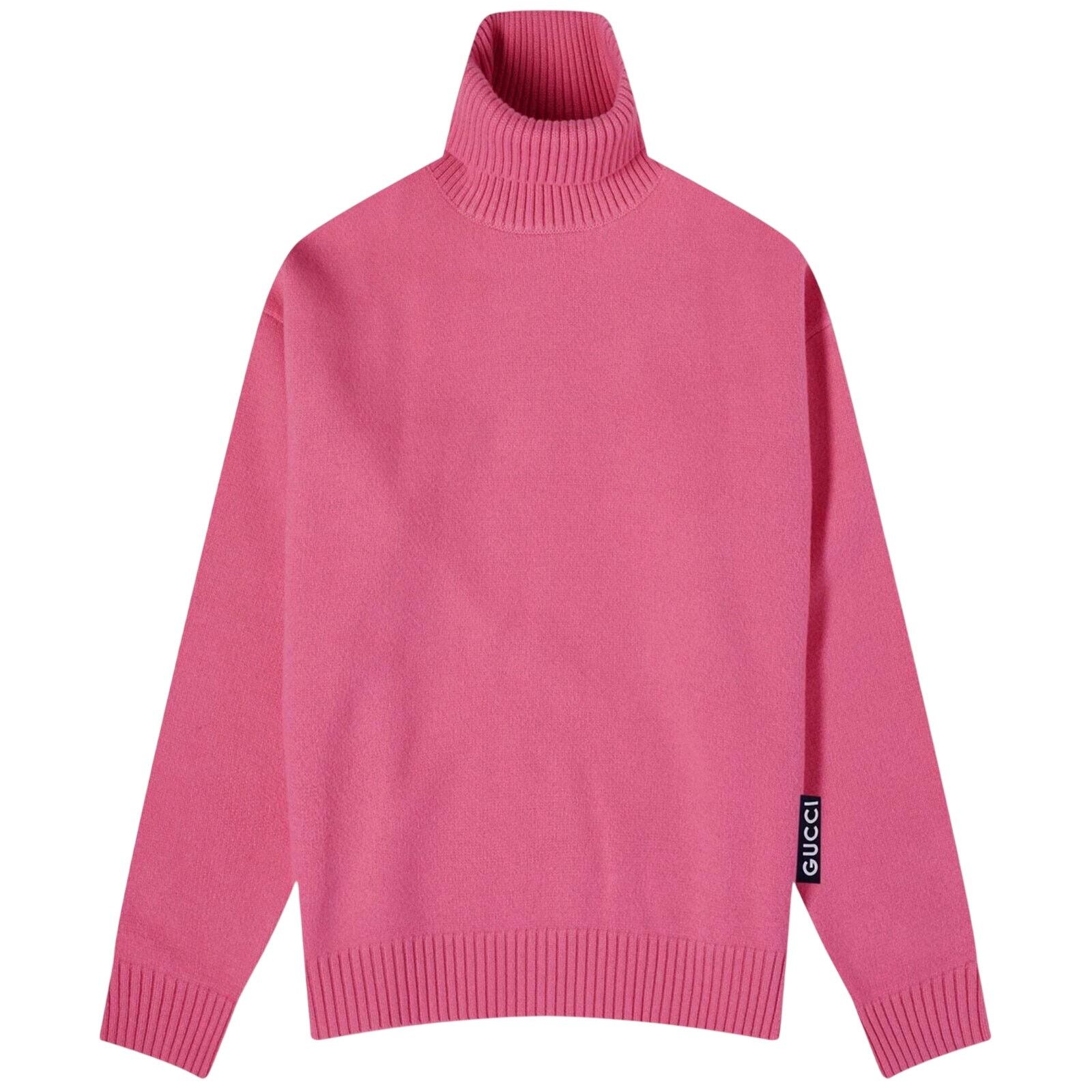 Gucci Gucci NWT Men's Logo Rose Bloom Wool Tab TurtleNeck Jumper Size US L / EU 52-54 / 3 - 1 Thumbnail
