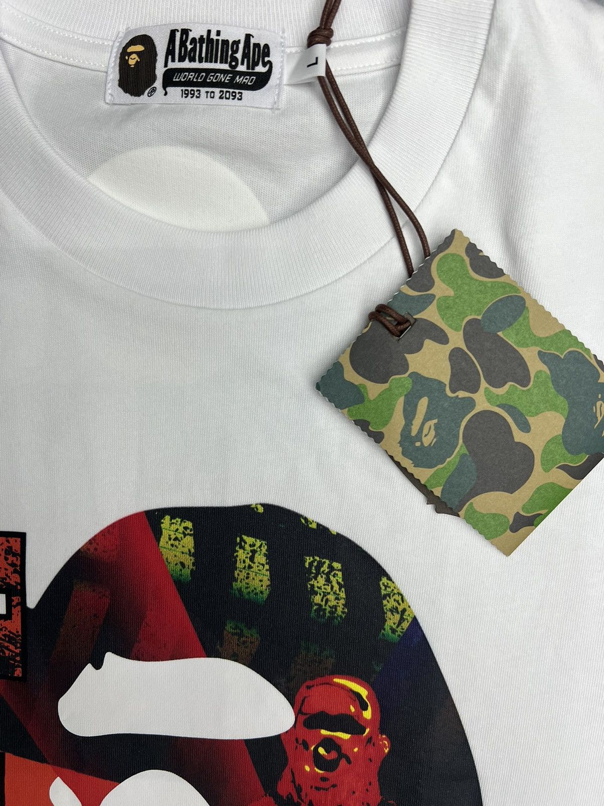 Bape Bape Head Graphic T-Shirt Size US L / EU 52-54 / 3 - 4 Thumbnail