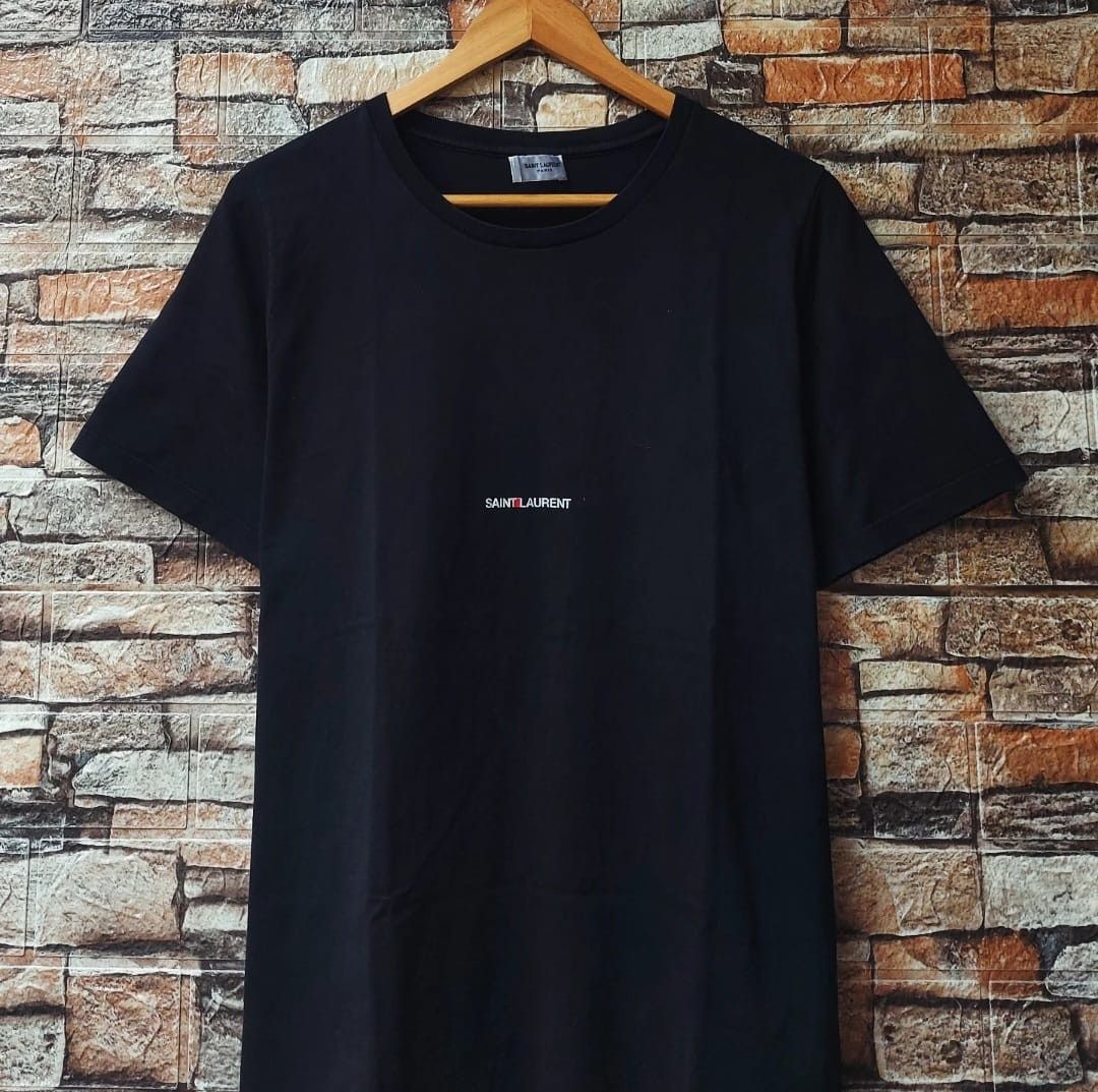 Saint Laurent Paris Saint Laurent Center Logo Tshirt Size US M / EU 48-50 / 2 - 4 Thumbnail