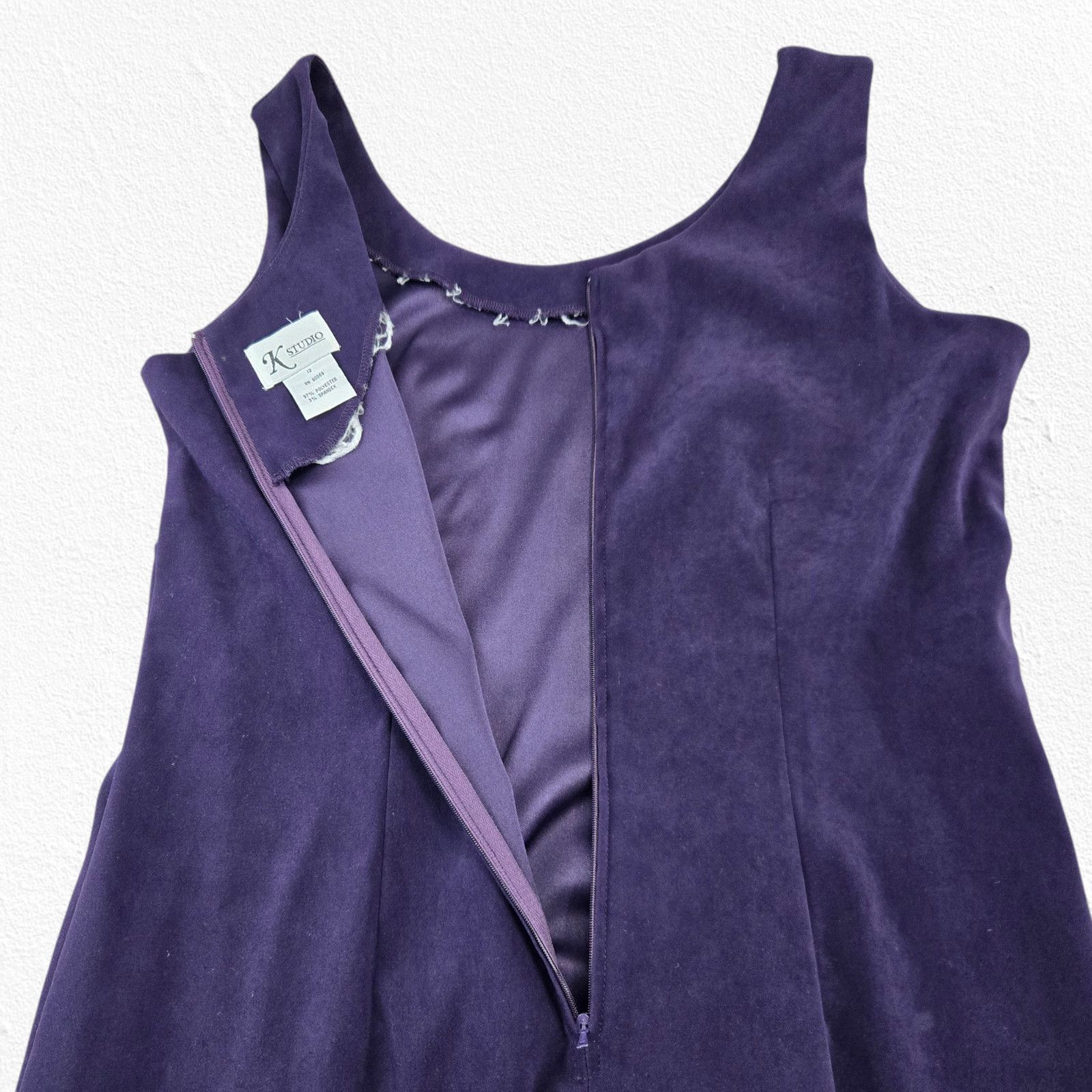 Vintage Vintage Purple Jacquard Dress Set Jacket Set Size 12 Size XL / US 12-14 / IT 48-50 - 18 Thumbnail