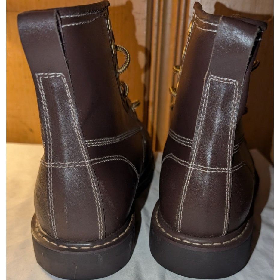 Big Mac Vtg Big M Leather Work Boots Welted Wmns 10 E Men's 8.5 NOS Size US 8.5 / EU 41-42 - 4 Thumbnail