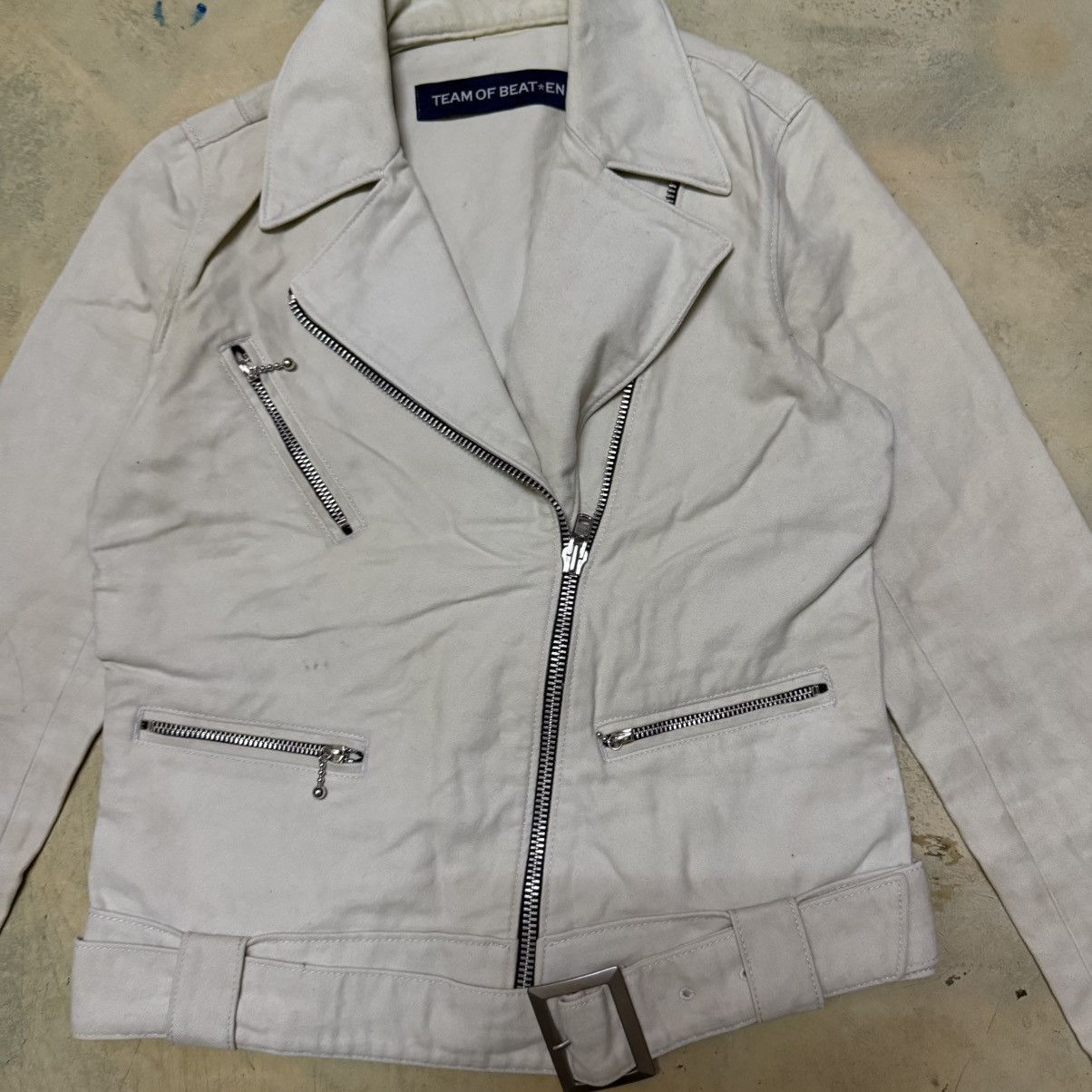 Seditionaries Team of Beaten Double Collar Punk Style Jacket Size US S / EU 44-46 / 1 - 3 Thumbnail