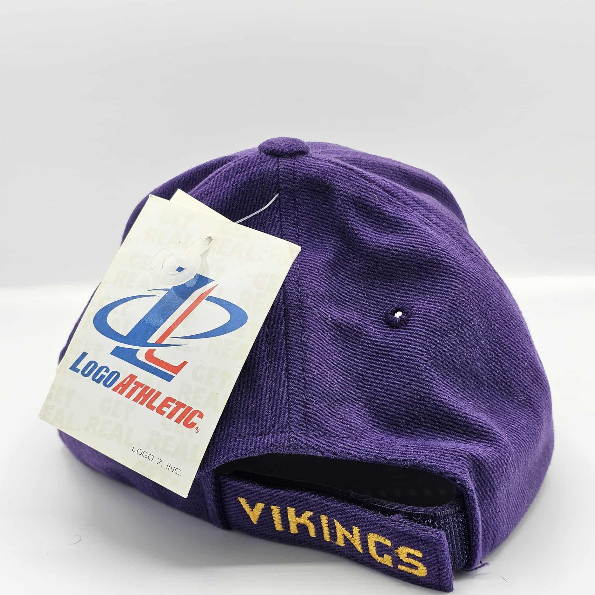 NFL Minnesota Vikings Vintage 90s Logo Athletic NWT Hat Size ONE SIZE - 7 Thumbnail