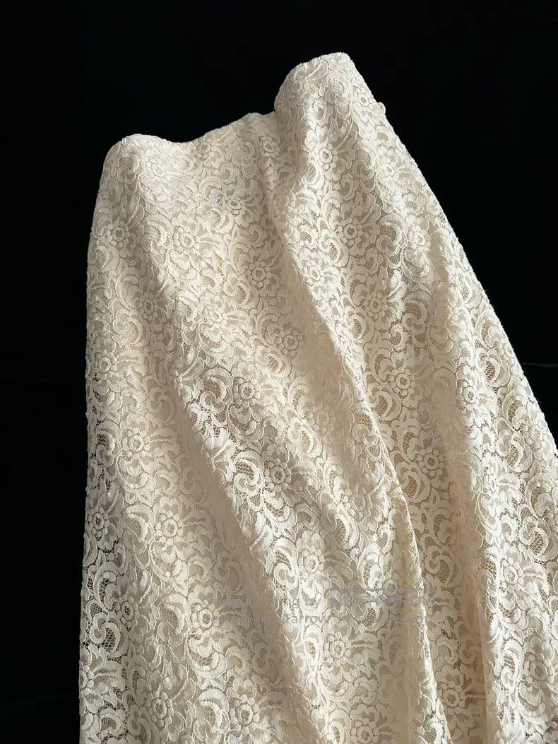 Comme des Garcons Comme Des Garcons size S Half-skirt cream lace one-piece a Size 23" - 5 Thumbnail