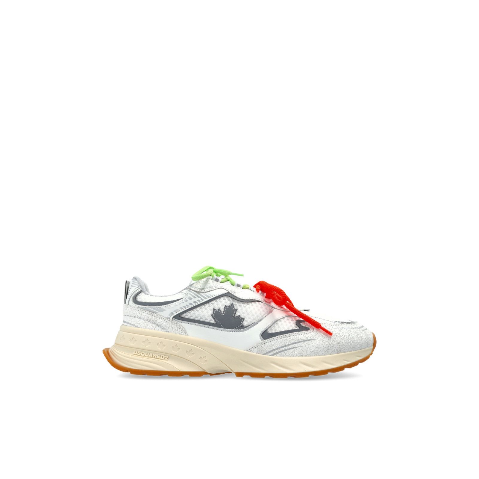 Dsquared2 DSQUARED2 Sprinter White Leather Sneakers New And Authentic Size US 9 / EU 42 - 1 Thumbnail