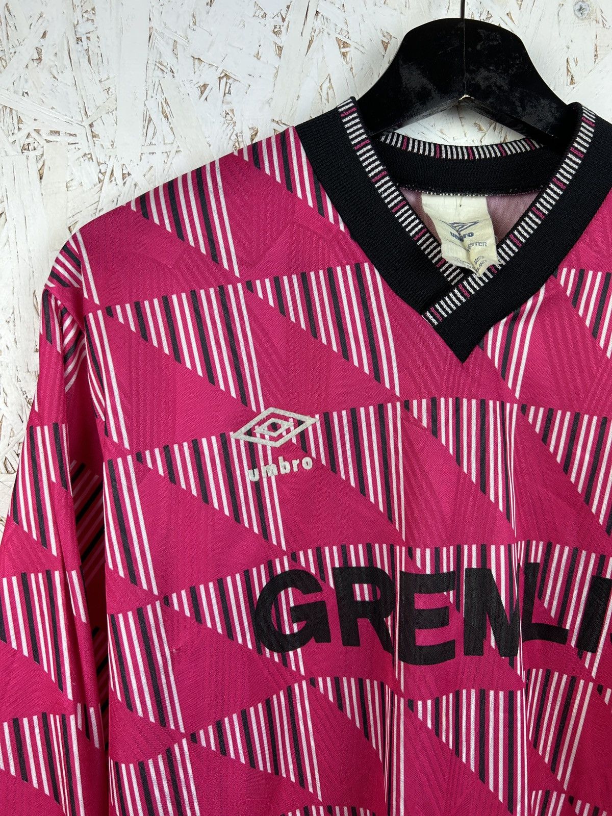 Umbro 90s Vintage Umbro AOP Ornament Goalkeeper Template Blank LS Size US L / EU 52-54 / 3 - 2 Thumbnail
