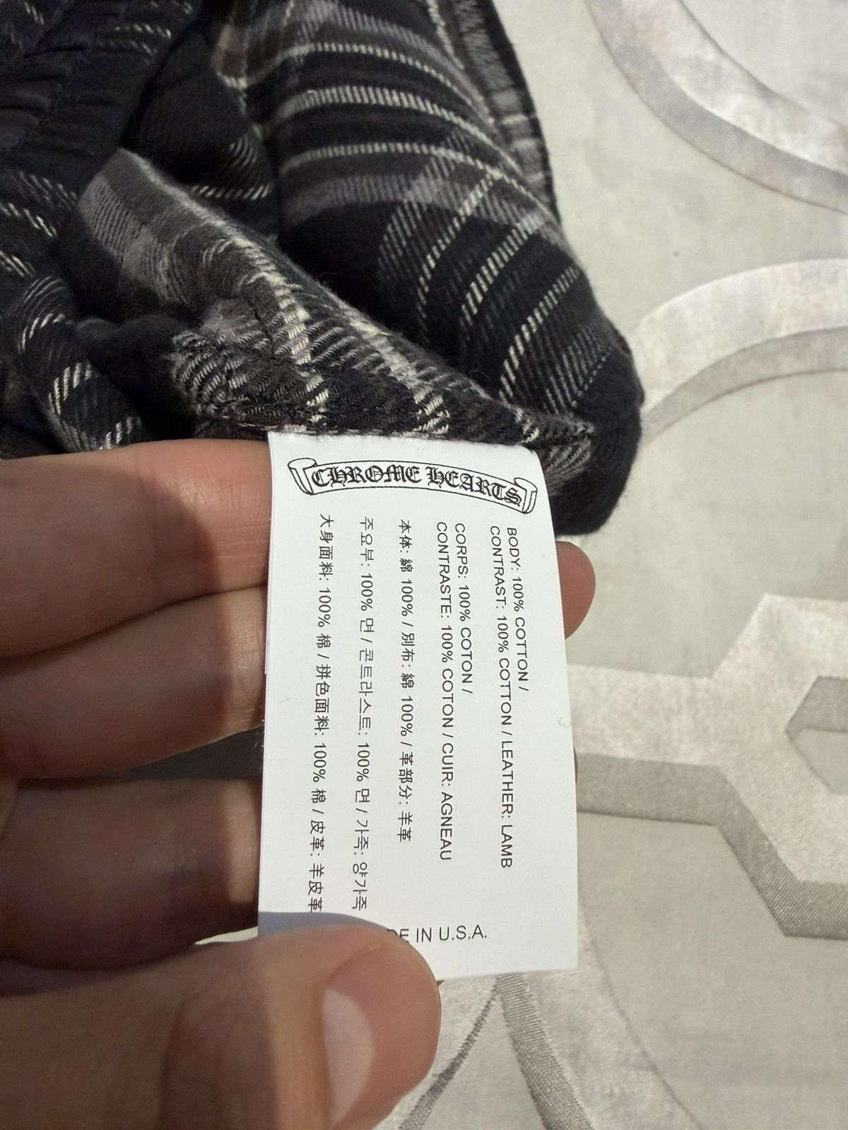 Chrome Hearts Chrome Hearts "After School" Flannel Shorts Size US 26 / EU 42 - 5 Thumbnail