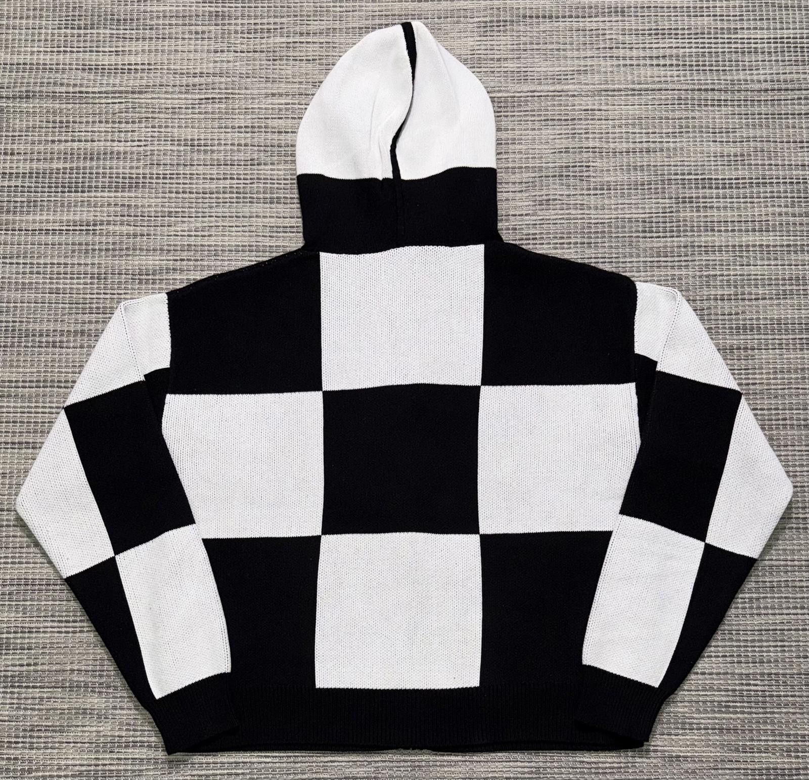 Other Diet Starts Monday Black Checkered Zip Size US XXL / EU 58 / 5 - 4 Thumbnail