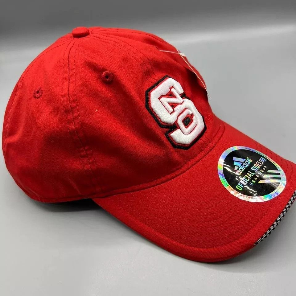 Adidas NC State Wolfpack Hat Men Adidas Climalite NCAA Strap Back Size ONE SIZE - 3 Thumbnail