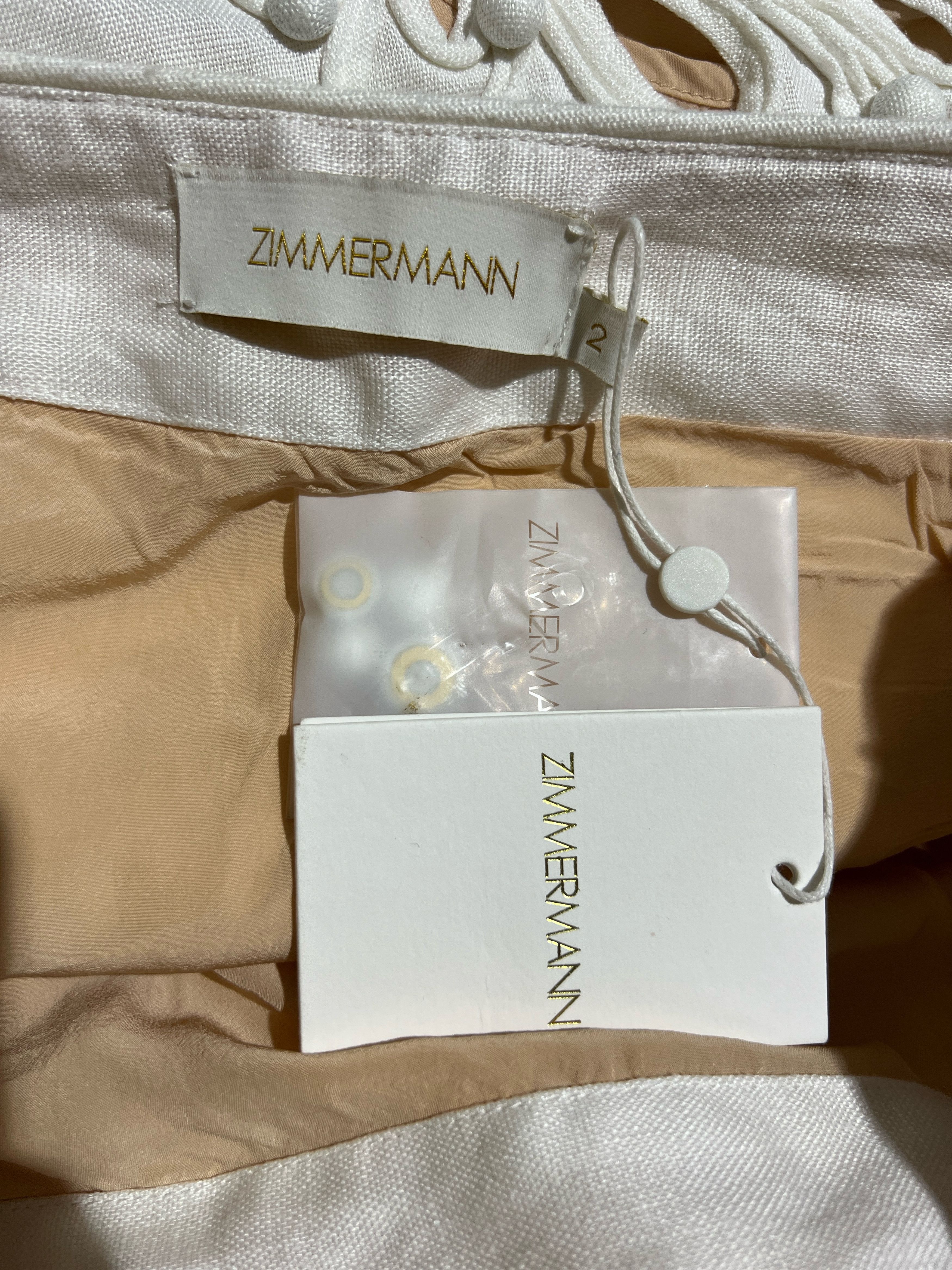 Zimmermann Brightside Rouleaux Mini Skirt Size 30" / US 8 / IT 44 - 7 Thumbnail