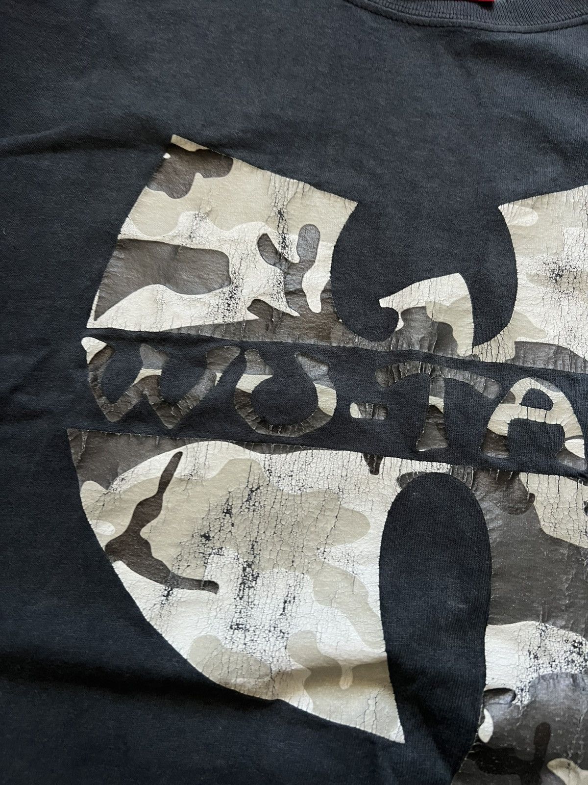 Wu-Tang Clan Rare Vintage Wu-Tang Wu Wear Camo Logo T-Shirt XL 1995 Size US XL / EU 56 / 4 - 4 Thumbnail