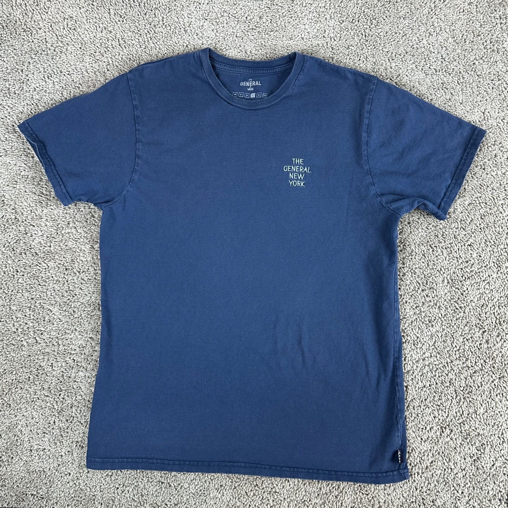 Vans Vans The General Shirt Mens Large Blue New York Skater Skateboarding Casual Size US L / EU 52-54 / 3 - 2 Thumbnail