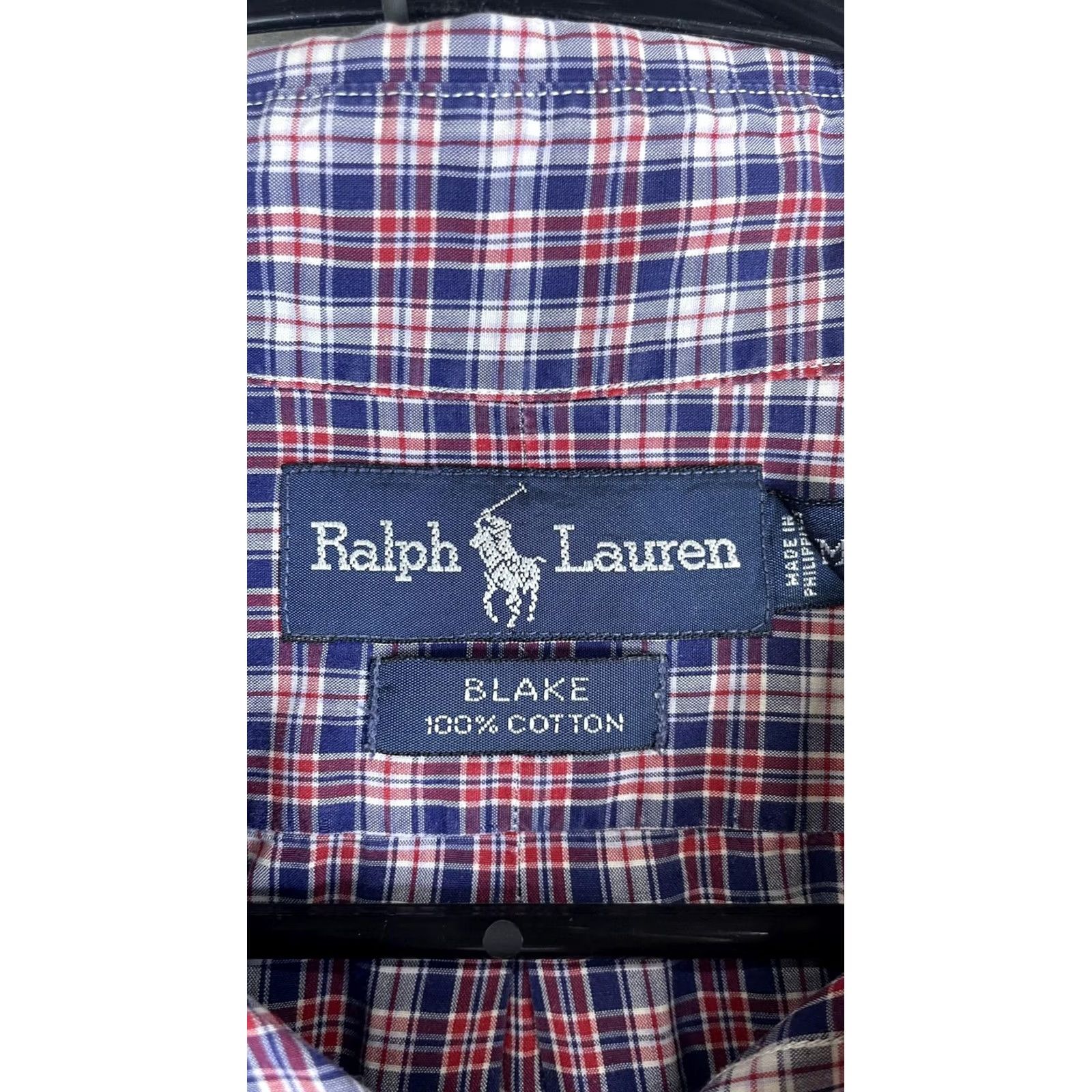 Ralph Lauren Ralph Lauren Blake Shirt Mens XL Blue Plaid Short Sleeve Button-Down Pony Size US XL / EU 56 / 4 - 3 Thumbnail