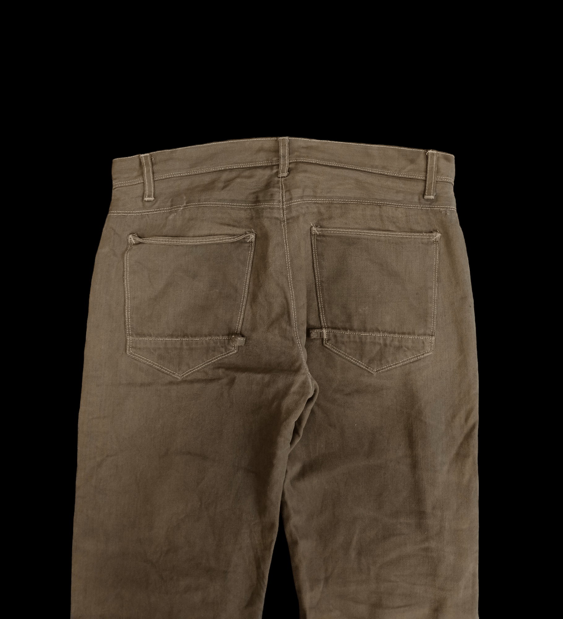 Rick Owens × Rick Owens Drkshdw SICK RICK OWENS SLAB DENIM PANTS Size US 32 / EU 48 - 4 Thumbnail