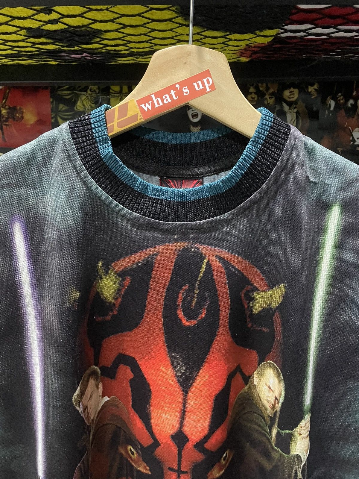 Star Wars Rare Vtg Star Wars Darth Maul AOP Size US S / EU 44-46 / 1 - 6 Thumbnail