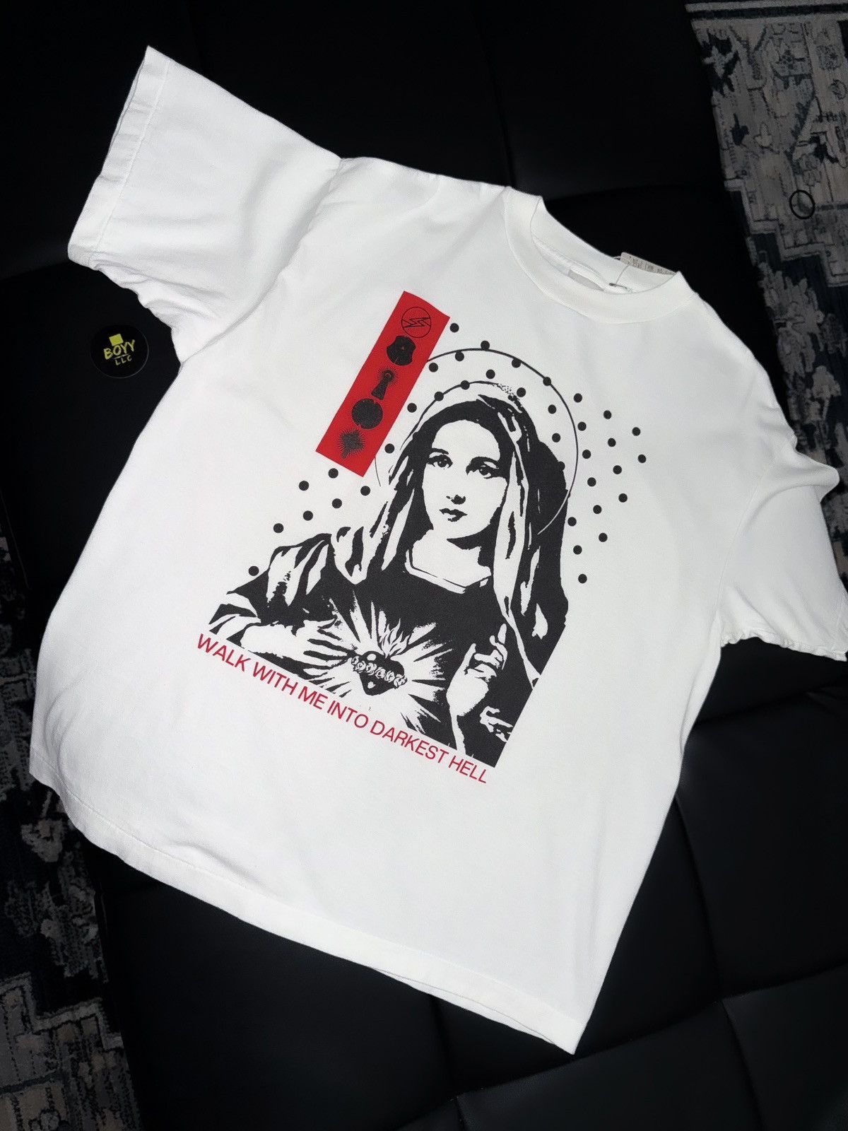 Saint Michael Maria logo t shirt Size US S / EU 44-46 / 1 - 1 Thumbnail