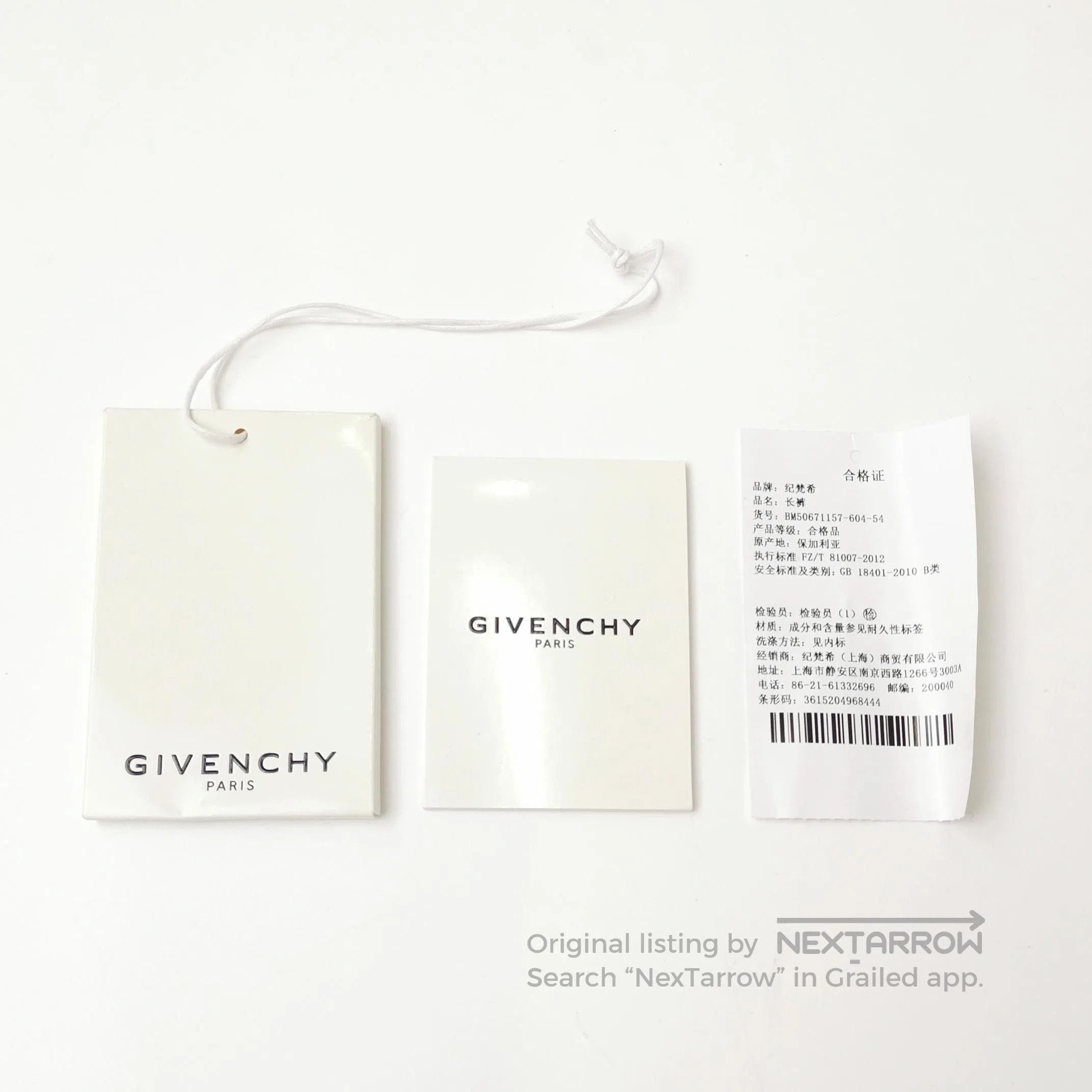 Givenchy Givenchy Cotton Color-Block Pants XXL/54. Size US 44 / EU 60 - 1 Thumbnail