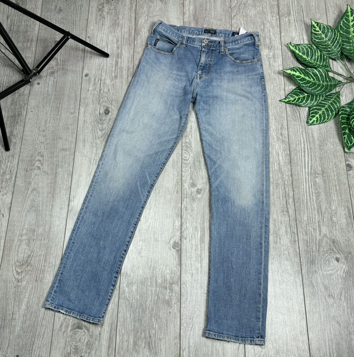 Armani × Japanese Brand × Vintage ARMANI JEANS METAL LOGO VINTAGE HYPE JAPANESE STYLE SIZE 32 Size US 32 / EU 48 - 20 Thumbnail