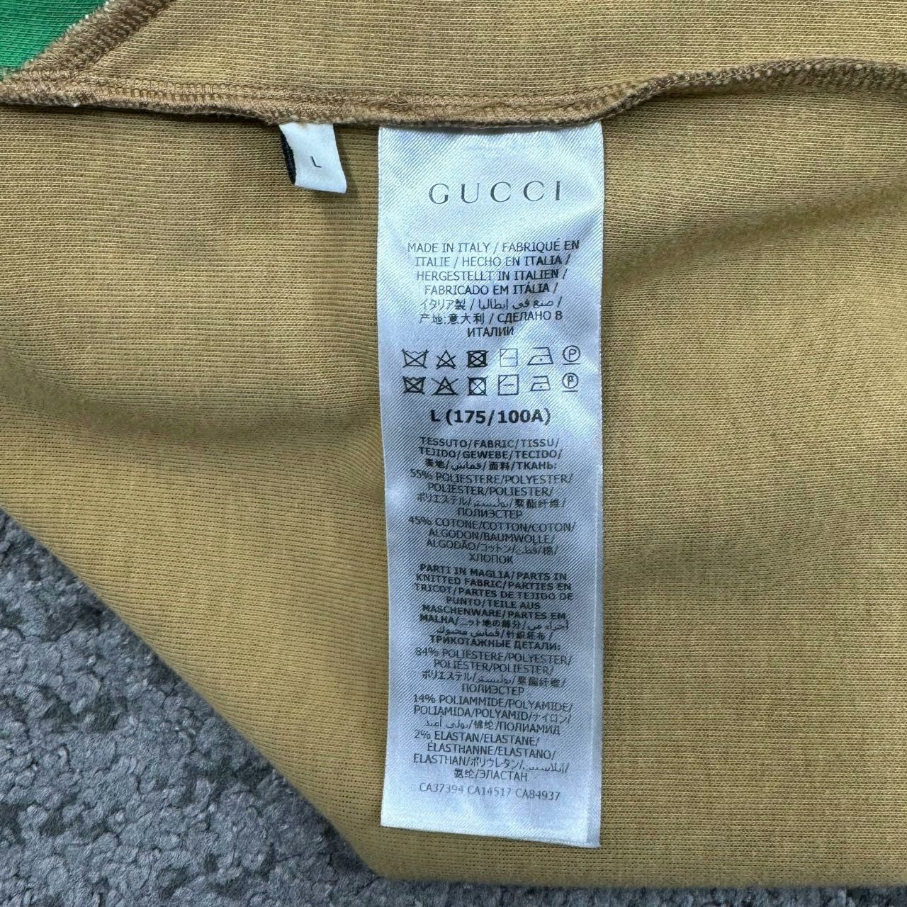 Gucci Gucci Red and green stitching old flower full-print school Size US L / EU 52-54 / 3 - 4 Thumbnail