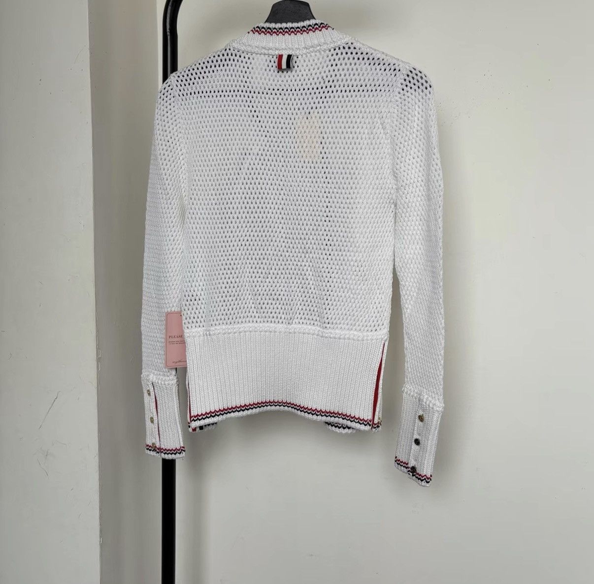 Thom Browne Thom Browne Open Knit Cardigan Size US S / EU 44-46 / 1 - 3 Thumbnail