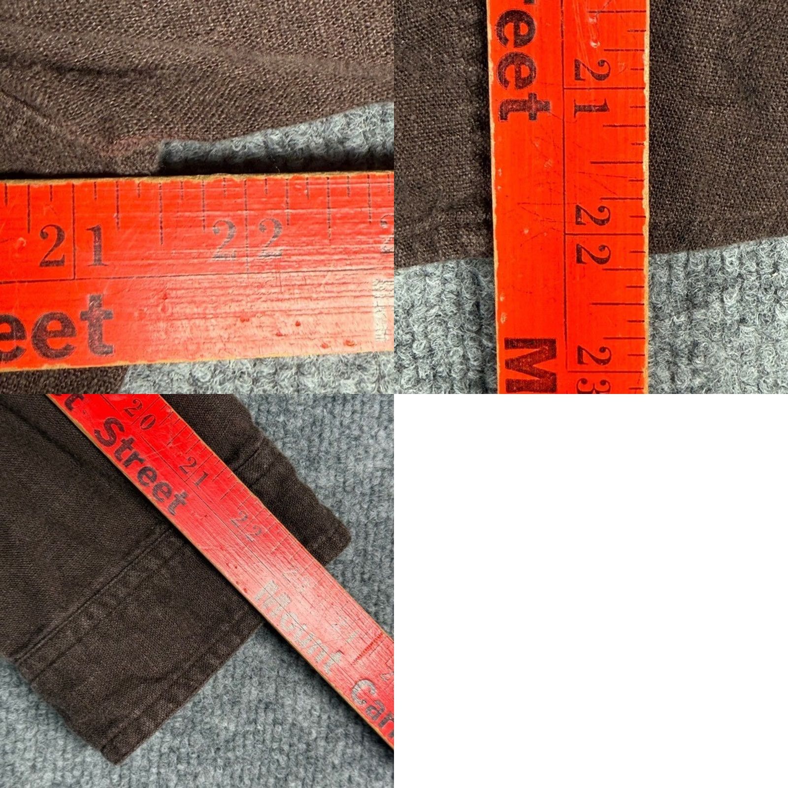 Vintage VINTAGE Christopher Banks XL Brown Linen Blend Button Down Shirt Roll Tab Sleeve Fall Women XL Brown Button-Down Shirt Womens Size XL / US 12-14 / IT 48-50 - 8 Thumbnail