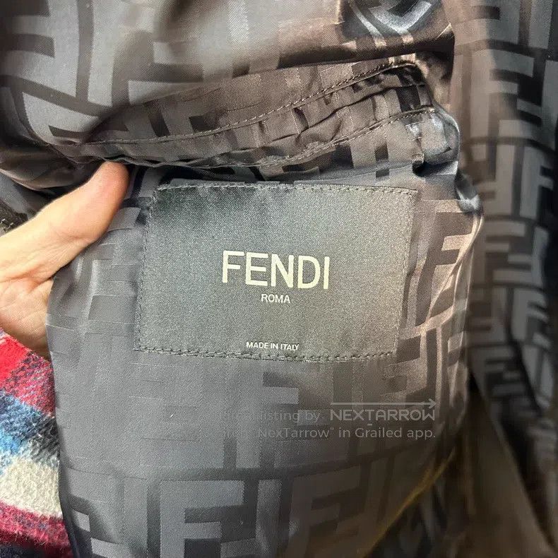 Fendi Fendi Baguette 25th Anniversary Limited Down Jacket, Black Size US M / EU 48-50 / 2 - 3 Thumbnail