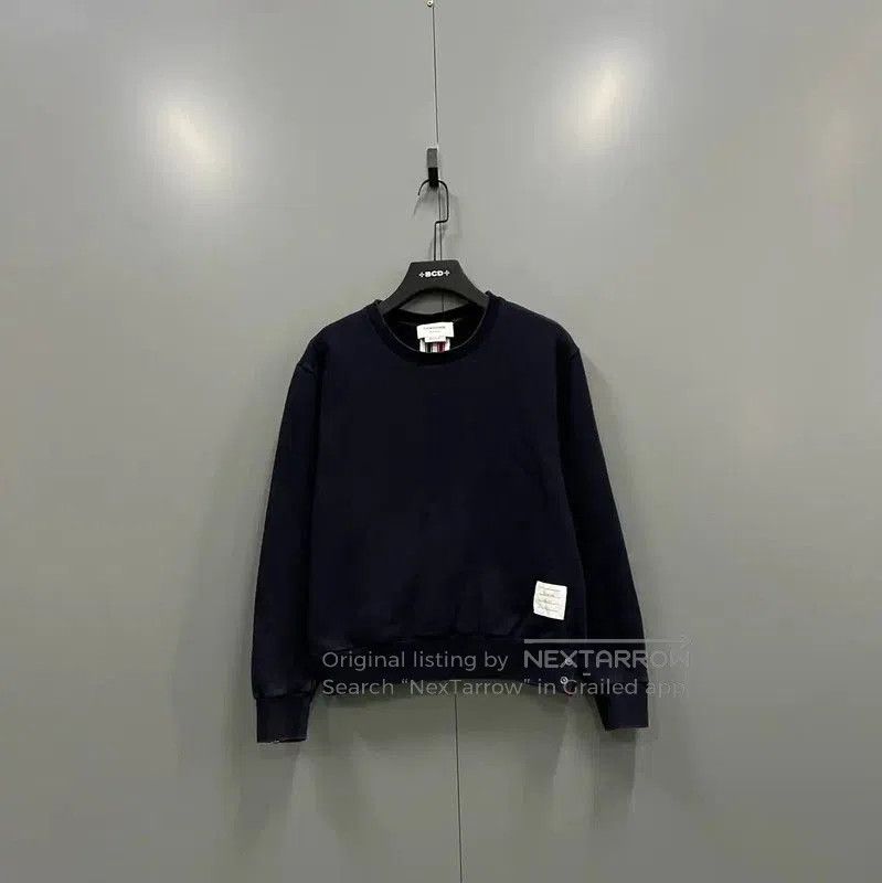 Thom Browne Thom Browne Women's Navy Long Sleeve Sweatshirt . Size XXS / US 00 / IT 34 - 1 Thumbnail