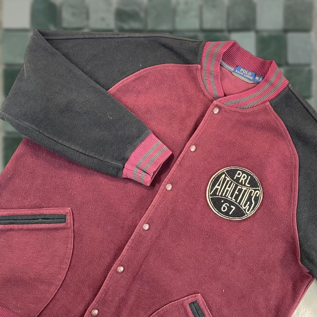 Polo Ralph Lauren Polo 67 Retro Varsity Baseball Jacket Men 2XLT Tall ColorBlock