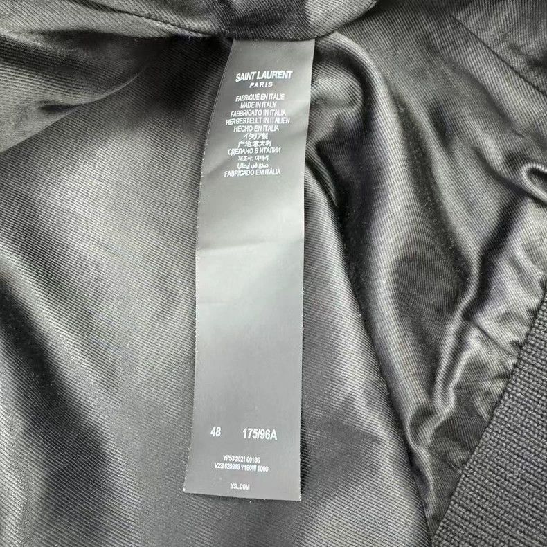 Saint Laurent Paris Saint Laurent Paris Signature baseball jacket-2506 Size US M / EU 48-50 / 2 - 4 Thumbnail