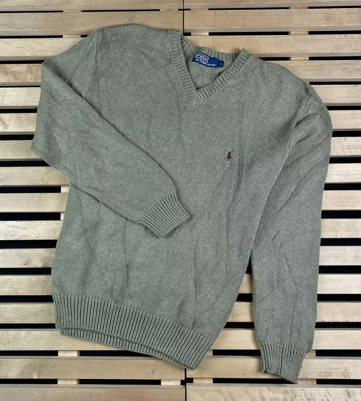 Polo Ralph Lauren Men’s Sweater Polo By Ralph Lauren Vintage Size M V-Neck Size US M / EU 48-50 / 2 - 1 Thumbnail