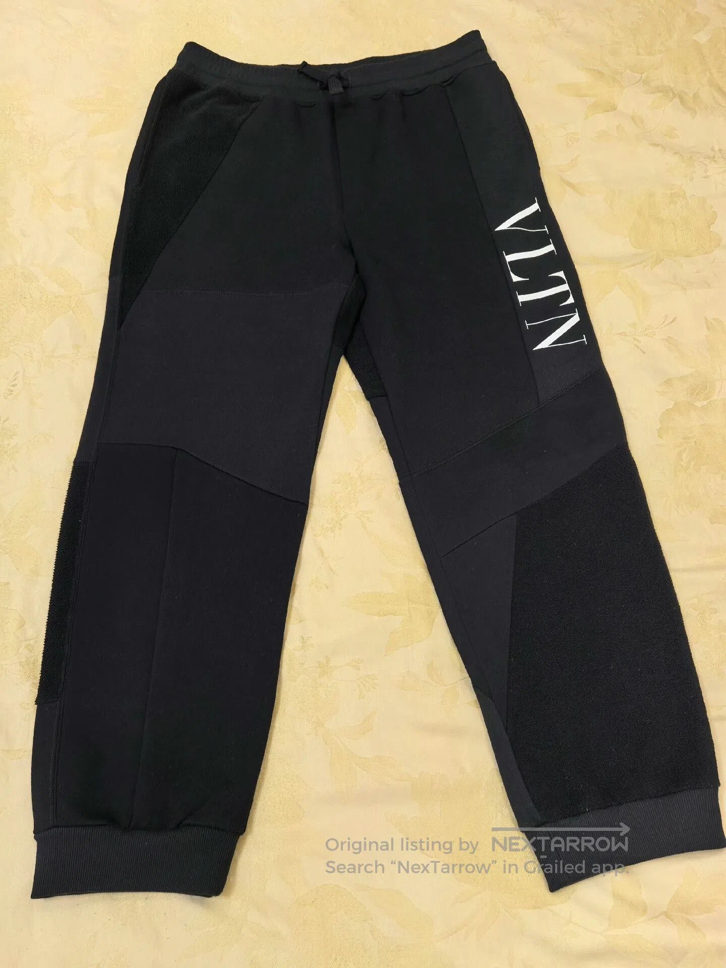 Valentino Valentino Irregular Panel Black Sweatpants M. Size US 32 / EU 48 - 2 Thumbnail