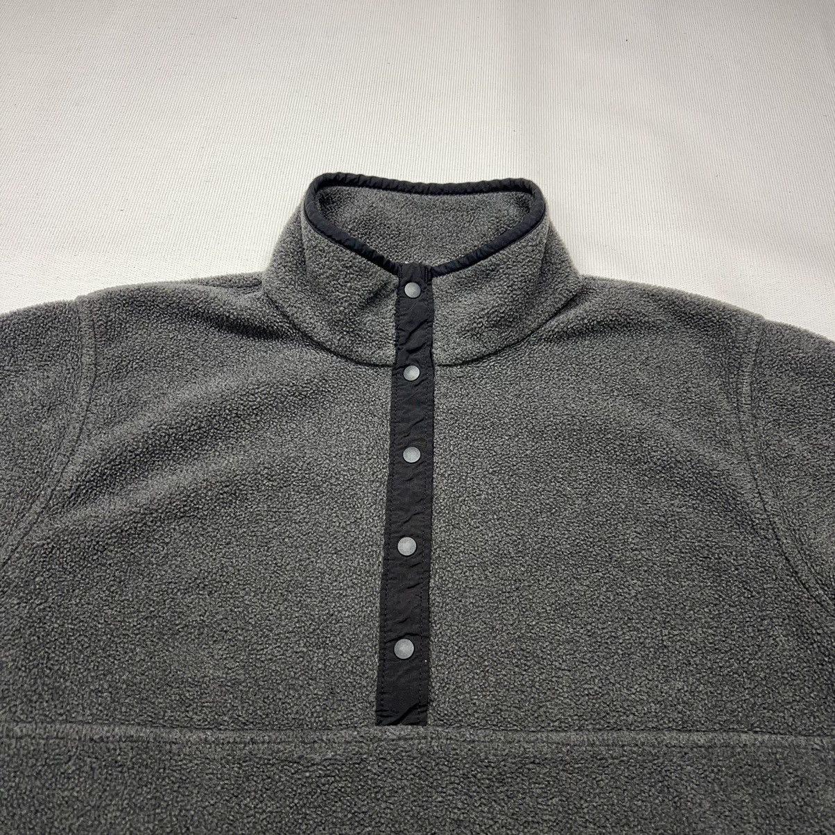 L.L. Bean × Vintage VTG LL Bean Sweater Grey Fleece Pullover Polartec Snap Retro Size S / US 4 / IT 40 - 3 Thumbnail