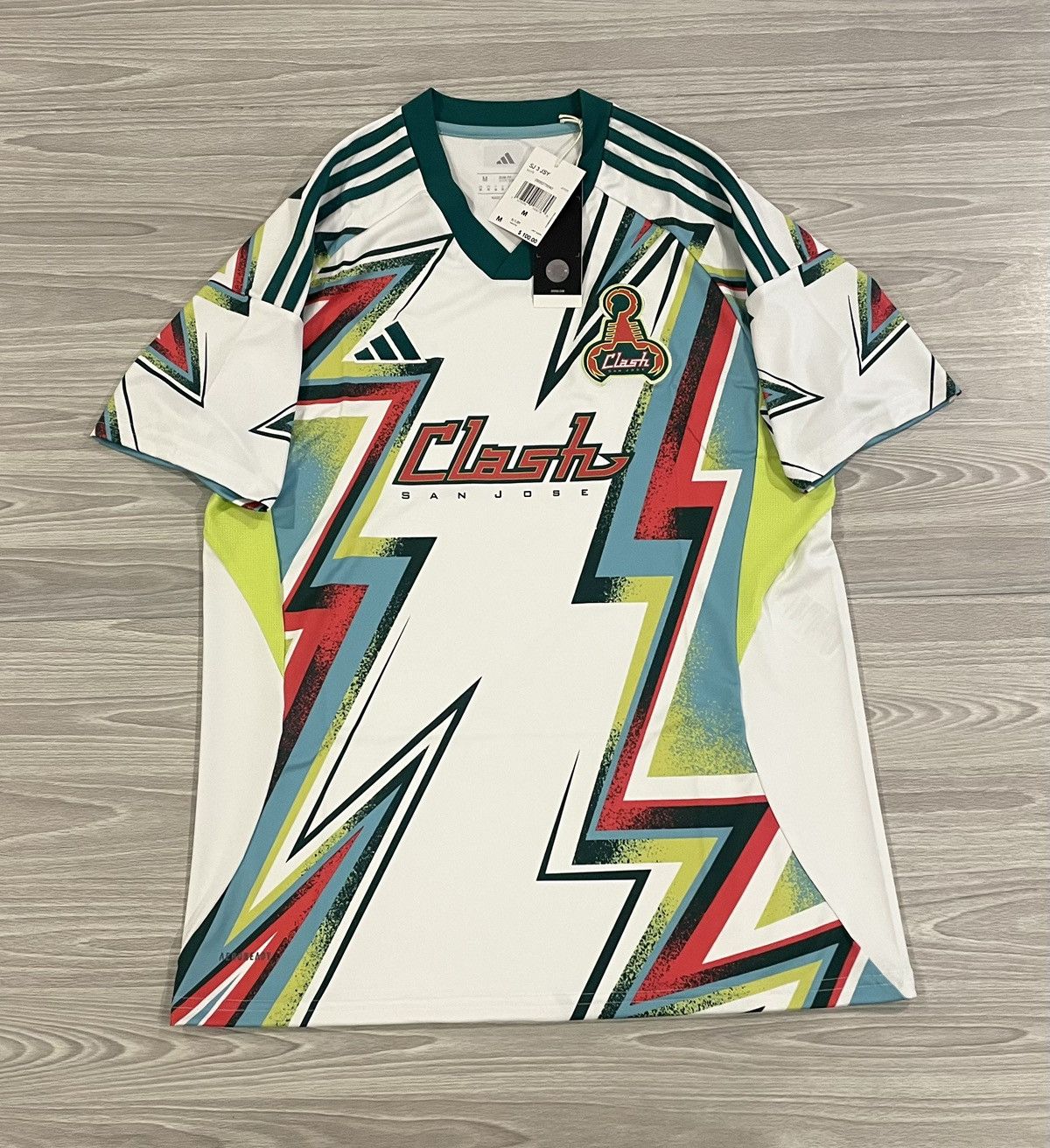 Adidas Adidas 2025/26 San Jose Clash Earthquakes Jersey Mens Medium Size US M / EU 48-50 / 2 - 1 Thumbnail