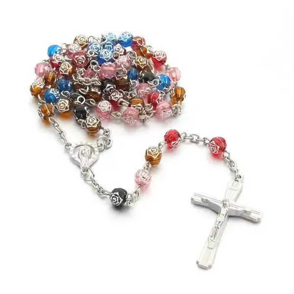 VIBE Catholic Rosary Bead Necklace Size ONE SIZE - 5 Thumbnail