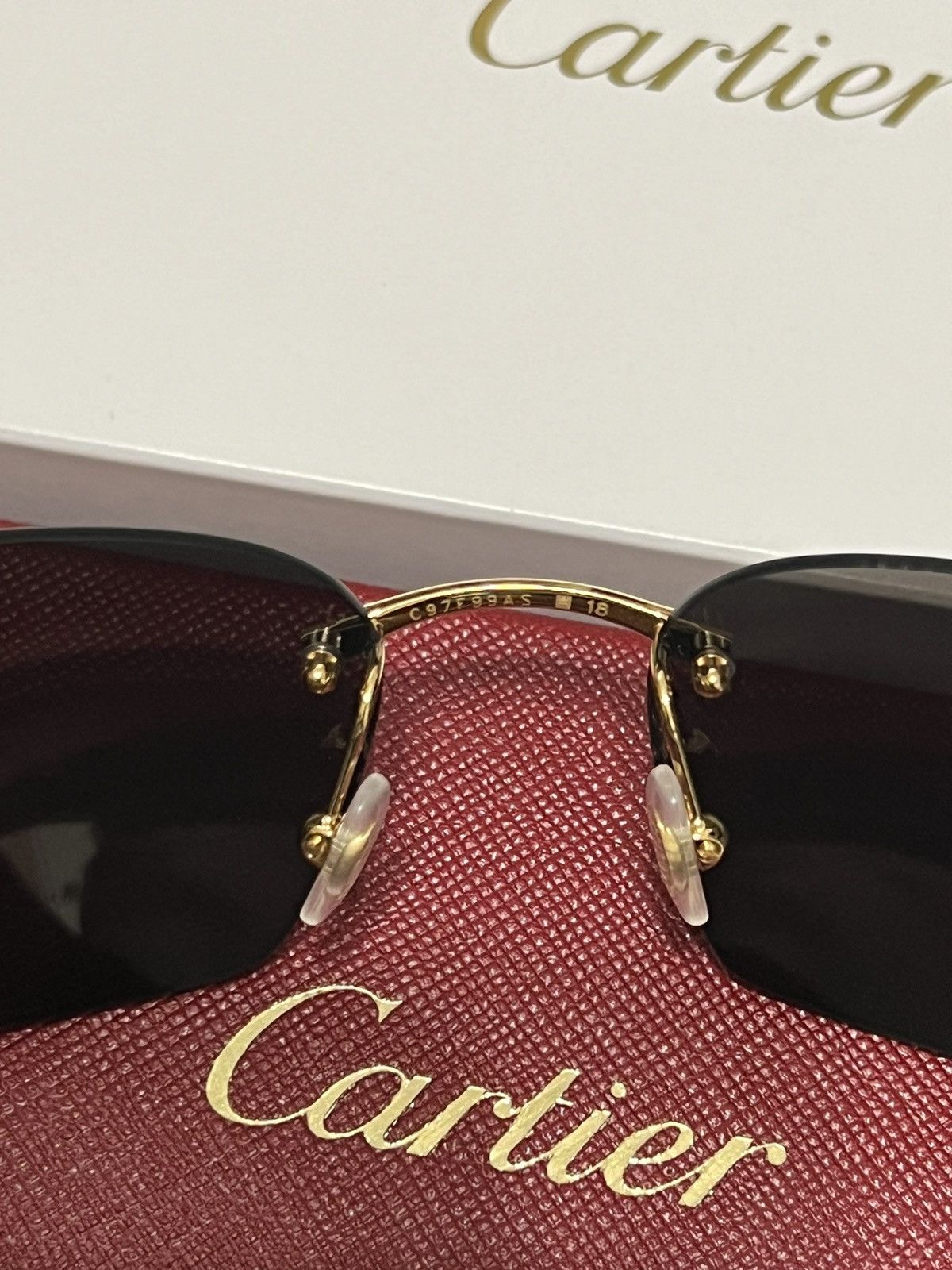 Cartier Cartier Buffalo Horn Sunglasses “Buffs” Size ONE SIZE - 4 Thumbnail