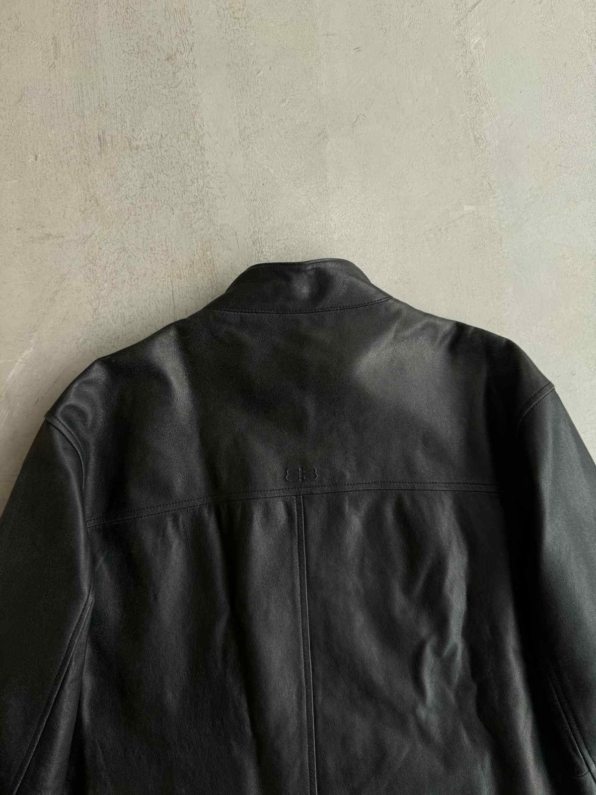 Balenciaga Balenciaga - Nicolas Ghesquiere Harrington Leather Jacket Size US XL / EU 56 / 4 - 7 Thumbnail