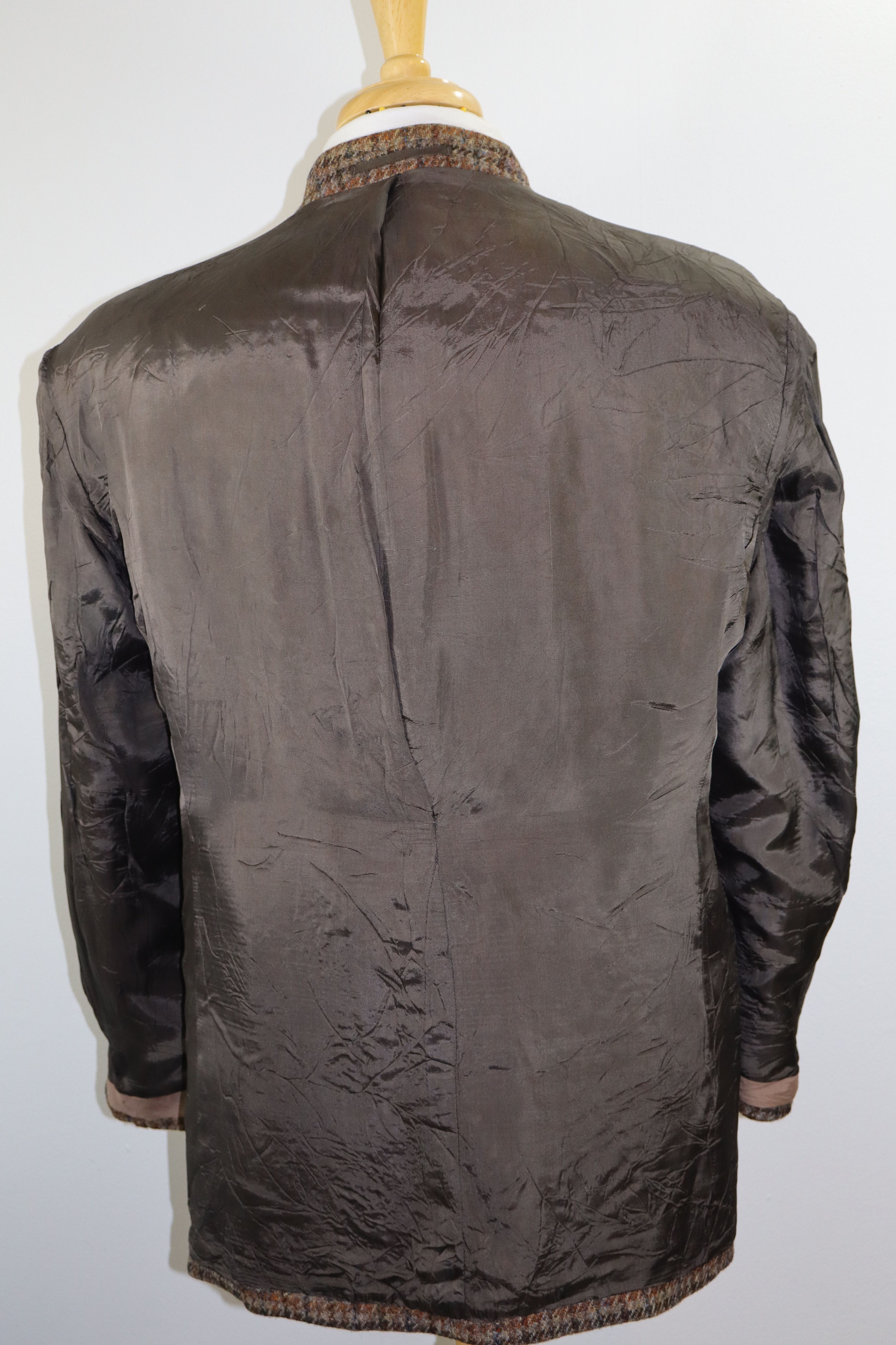 Harris Tweed 44R Vintage BECON Berlin Harris Tweed Blazer-Gun Club Check Size 44R - 4 Thumbnail