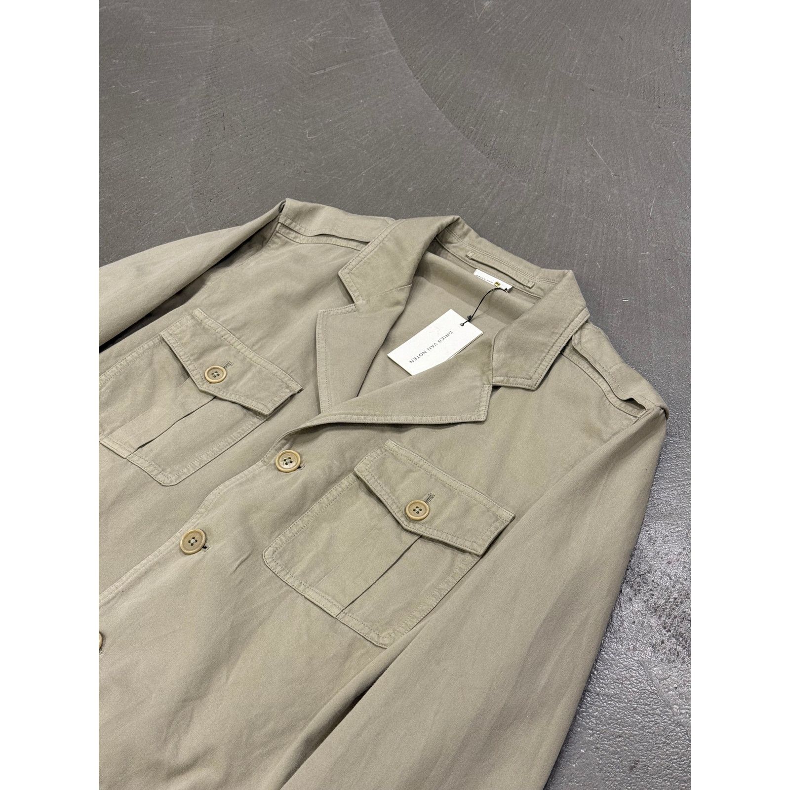 Dries Van Noten 2000s Dries Van Noten cropped military jacket -new with tags Size M / US 6-8 / IT 42-44 - 5 Thumbnail