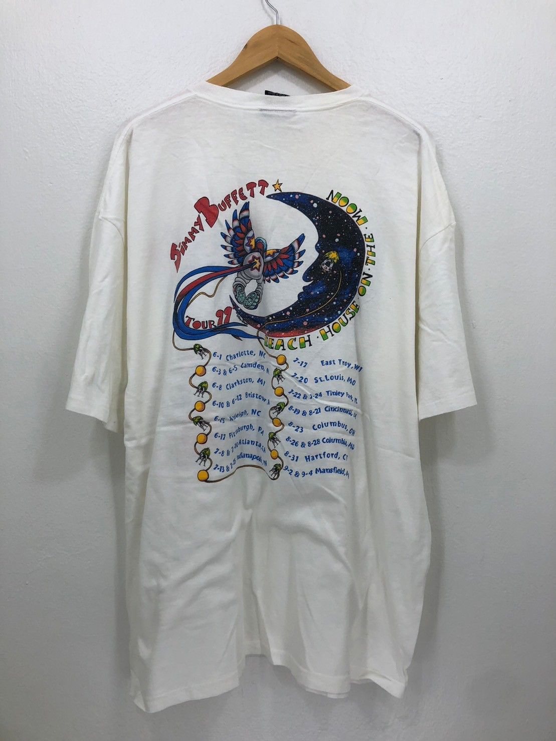 Band Tees × Vintage Vintage 1999's Jimmy Buffett Tour Beach House on the Moon BN Size US XXL / EU 58 / 5 - 3 Thumbnail