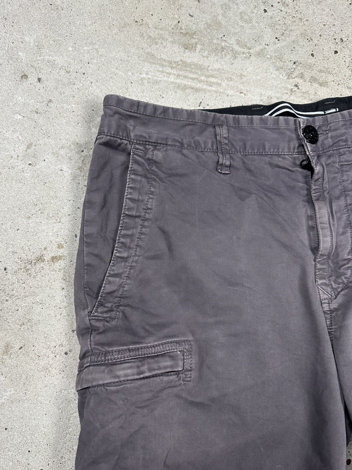 Stone Island Stone Island Type SL Faded Cargo Shorts Size US 30 / EU 46 - 4 Thumbnail