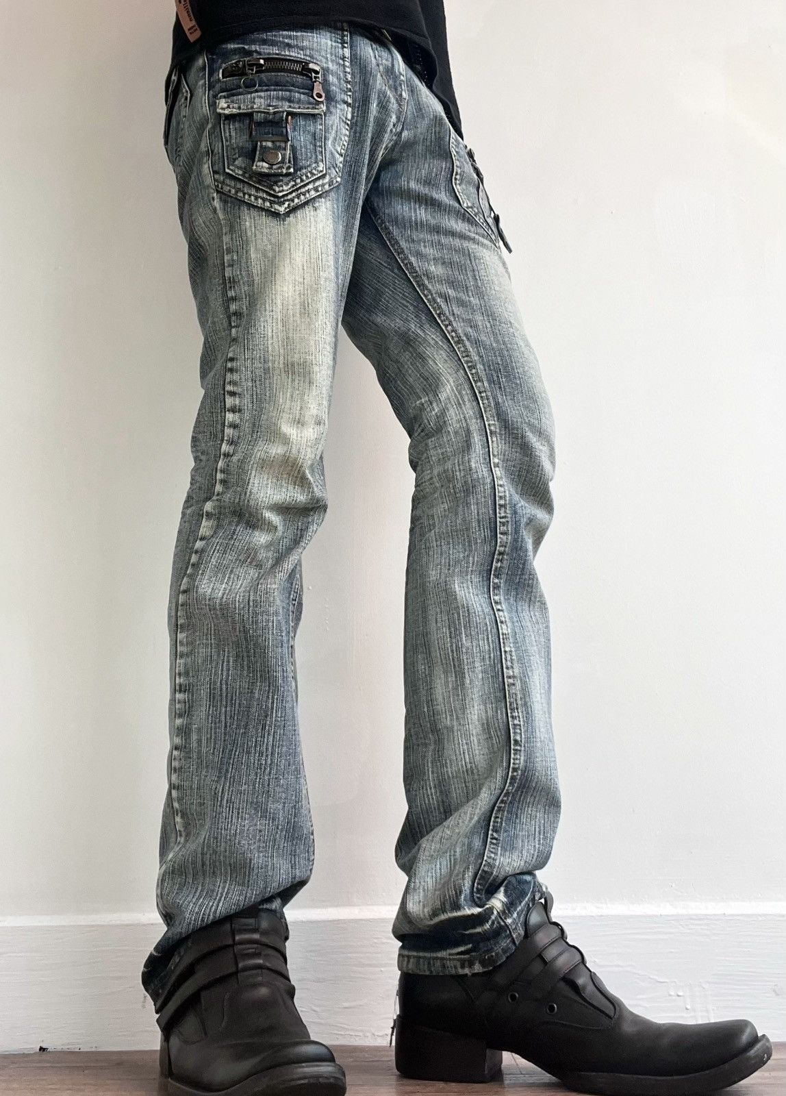 In The Attic 2000s In The Attic Avant-Garde Jeans Size US 32 / EU 48 - 2 Thumbnail