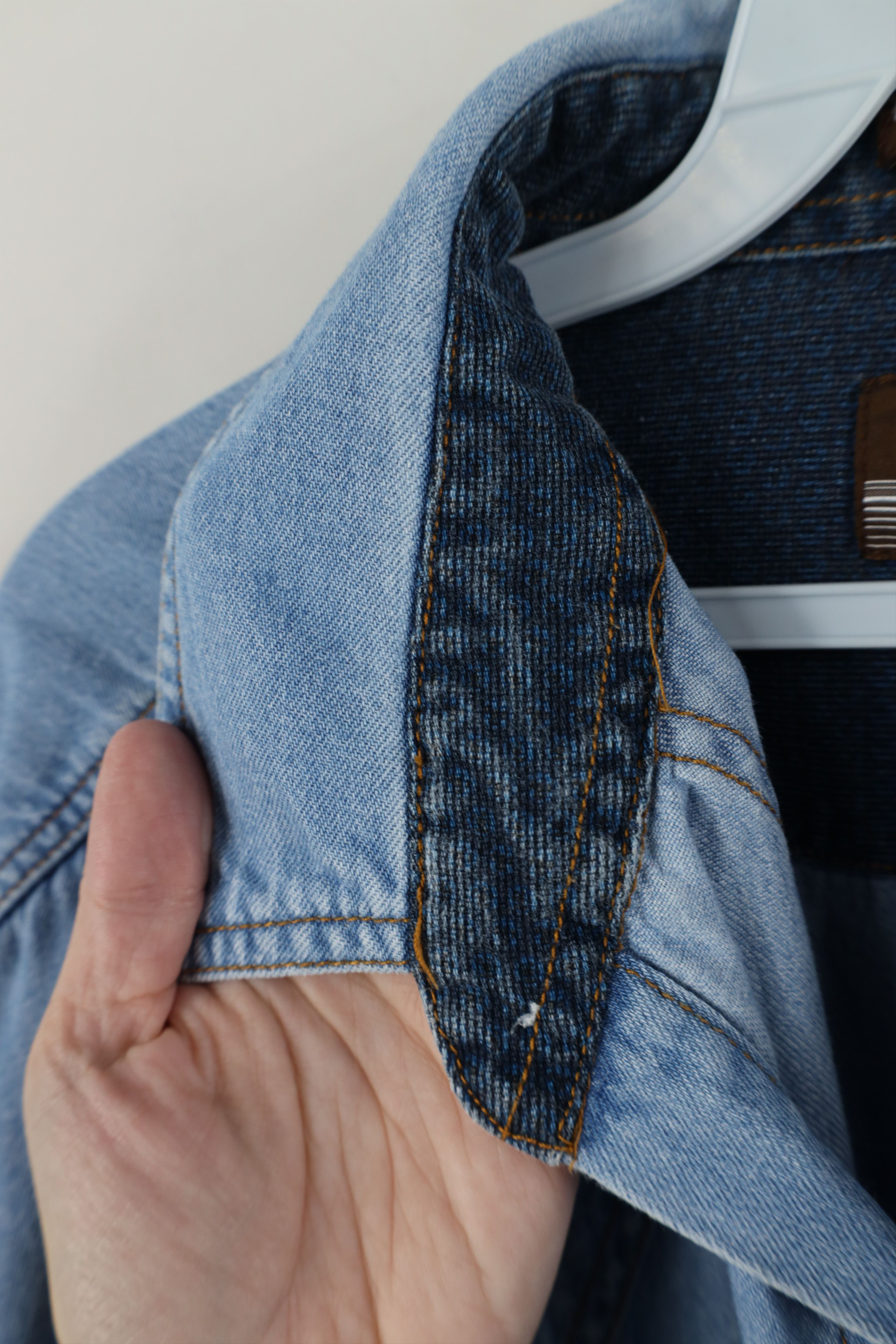 Vintage Vintage 90s Streetwear Cowboy Denim Snap Button Shirt Blue Size US XL / EU 56 / 4 - 7 Thumbnail