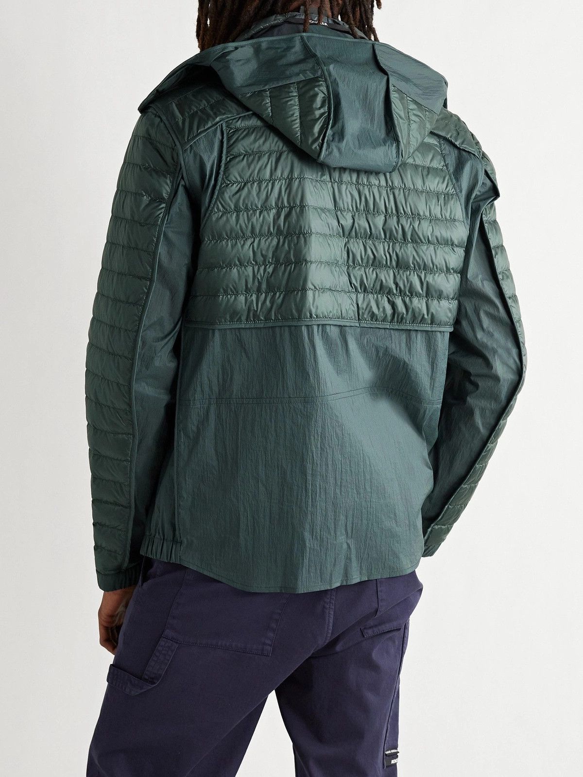 Moncler o1y0225 Hooded Jacket in Dark Green Size US XL / EU 56 / 4 - 2 Thumbnail